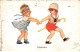 Illustrateurs - N°83766 - Chicky Spark - Hésitation - Deux Fillettes - Spark, Chicky