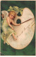 Anges - N°84044 - Ange Près D'une Palette De Peinture - Carte Vendue En L'état - Angels