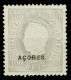 Açores, 1882, # 42a Dent. 13 1/2, MH - Azoren