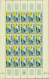 Wallis Et Futuna 1952 - Timbres Neufs. Yvert Nr.: 156. Feuille De 25 Avec Coin Daté. TRÈS RARE EN FEUILLE.(EB) AR-02355 - Nuevos