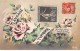 Représentations Timbres - N°84199 - Langage Du Timbre - Je Vous Aime Tendrement - Roses - Briefmarken (Abbildungen)