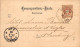 SLOVENIE - SAN45713 - Ljubljana Pour Hambourg - 1885 - Carte Précurseur - Entier Postal - Slowenien