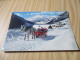 Châtel (74).La Promenade En Traîneau Face à La Vallée D'Abondance - Carte Animée. - Châtel