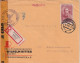 LETTRE. 1946. RECOMMANDE WILHELM RITTER FRIEDRISCHSHAFEN. Mi 13 EF. SEUL POUR STUTTGARDT. OPEBN BY MIL.CEN.CIVIL MAILS - Emissioni Generali