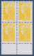 2008 - 4226 Bloc De 4 Timbres - Marianne De BEAUJARD -- Morceau De Cylindre D’impression Enclavé -- - Nuovi