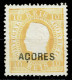 Açores, 1871, # 17g Dent. 13 1/2, Sob. C, MH - Azores