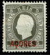 Açores, 1871, # 16f Dent. 13 1/2, Sob. C, MH - Azores