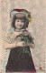 FANTAISIES - Une Petite Fille Tenant Un Bouquet De Fleurs - Colorisé - Animé - Carte Postale Ancienne - Sonstige & Ohne Zuordnung