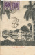 CEYLON – FRANKED PC (VIEW OF KANDY LAKE AND LIBRARY) FROM COLOMBO TO FRENCH OFFICER IN FRENCH INDOCHINA - 1923 - Ceylan (...-1947)