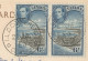 CEYLON – COMMEMORATIVE CDS “ILO CONFERENCE CEYLON” ON FRANKED PC (VIEW OF SCULPTURE) TO BELGIUM – 1950 - Ceylan (...-1947)