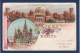 CPA Russie Gruss Publicitaire Voir Dos Litho Moscou 1890 1891 - Russie