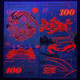 China Banknote Collection,Green Dragon And Phoenix Auspicious Sika Deer Fluorescent Commemorative Note UNC - Chine