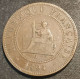 RARE - INDOCHINE - 1 CENT 1894 - KM 1 - Indochine