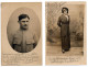AMBERG (BAYERN) - LOT 2 CARTES PHOTOS WW1 - ARTISTE THEATRE / THEATERARIST - CAMP DE PRISONNIERS / KRIEGSGEFANGENENLAGER - Amberg