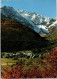 SERRE CHEVALIER. -  Station. Le Casset Et Son Glacier. .  Circulée  1992.  Flamme Postale Embrun . - Serre Chevalier