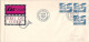 1961-Svezia Busta Fdc Affrancata Con S.1v.+coppia "X Anniversario Della Compagni - FDC