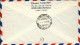 1959-Monaco Bollo Viola I^volo Air France Caravelle Montecarlo-Atene Del 6 Maggi - Cartas & Documentos