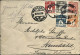 1917-Danimarca Lettera Diretta In Svizzera Con Affrancatura Pentacolore,al Verso - Andere & Zonder Classificatie