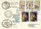 Vaticano-1997  Cartolina Illustrata Trasporto Postale Con Elicotteri Polizie Di  - Poste Aérienne