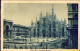 1931-cartolina Milano Piazza Duomo Affrancata 10c. Imperiale Annullo Di Mess. Mi - Milano