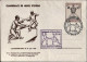 1954-Luxembourg Lussemburgo S.1v."campionati Del Mondo Di Scherma"su Fdc Illustr - FDC