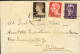 1946-biglietto Da Visita Affrancatura Tricolora 10c.+20c.+50c.Imperiale Senza Fa - Marcophilia