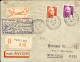 1946-France Francia Cachet 1ere Liason Francaise Paris New York FRANCE/AMERIQUE  - Vignetten (Erinnophilie)