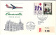 1964-Liechtenstein I^volo Caravelle Zurigo Milano - Poste Aérienne