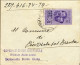 1945-RSI Piego Affrancato L.1 F.lli Bandiera Isolato - Marcofilie