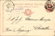 1899-cartolina Postale 10c.Umberto I Con Annullo Ottagonale In Arrivo Di Ghisalb - Interi Postali