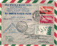 1947-busta Ufficiale Volo Speciale Milano Lucca Del 20 Settembre+XXII^congresso  - Luchtpost