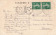 France Semeuse Paire Veticale Issue De Carnet Sur Carte Postale Cachet 1911 , 5 Centimes Vert - 1906-38 Säerin, Untergrund Glatt