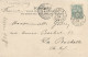 FRANCE - SEA POST- "LIGNE N" DEPARTURE PMK ON FRANKED PC (VIEW OF SINGAPORE) TO FRANCE - 1904 - Schiffspost