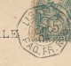 FRANCE -  SEA POST - "LIGNE N" DEPARTURE PMK ON FRANKED PC (VIEW OF CEYLON / COLOMBO) TO FRANCE -1904 - Maritime Post