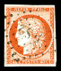 O N°5a, 40c Orange Vif Obl DS2, TB (signé Brun/certificat)  Qualité: Oblitéré  Cote: 600 Euros - 1849-1850 Cérès