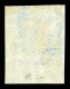 * N°8b, Non émis: 20c Bleu Sur Azuré, Haut De Feuille, Fraîcheur Postale, Quasi **. SUP. R.R. (signé Calves/certificats) - 1849-1850 Cérès