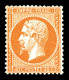 ** N°23, 40c Orange, Fraîcheur Postale, Très Bon Centrage. SUPERBE (certificat)  Qualité: ** - 1862 Napoleon III