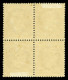 ** N°28B, 10c Bistre Type II En Bloc De Quatre (2ex*), Bon Centrage Et Grande Fraîcheur (certificat)  Qualité: ** - 1863-1870 Napoleone III Con Gli Allori