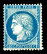 ** N°37, 20c Bleu. TTB (certificat)  Qualité: ** - 1870 Siège De Paris