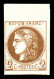 ** N°40A, 2c Chocolat Report 1, Haut De Feuille, Fraîcheur Postale, SUPERBE (certificats)  Qualité: ** - 1870 Emission De Bordeaux