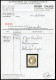 * N°41Bc, 4c Gris-noir Report 2, NUANCE RARE. SUPERBE (signé Calves/certificats)  Qualité: *  Cote: 4000 Euros - 1870 Bordeaux Printing