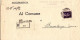 1946-Imperiale Senza Fasci Lire 10 Isolato Su Piego Raccomandato Caprino Verones - Marcophilie