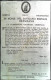 1797-In Nome Del Sovrano Popolo Bresciano Decreto Della Commissione Ordinaria Cr - Decreti & Leggi