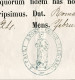 1883-documento A Stampa Di Alessandro M. Baravelli Dato In Roma Il 24 Febbraio - Historische Dokumente