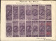 1863-saggi Di 14 Nuove Marche Da Bollo, Foglietto Ministeriale Minghetti Allegat - Fiscaux