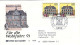 1991-Germania Coppia 80+35p."uffici Postali Del Passato"su Fdc Illustrata - Brieven En Documenten