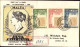 1960-Malta Raccomandata Fdc Illustrata Affrancata S.3v."Centenario Del Francobol - Malta