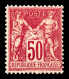 ** N°104, 50c Rose Type I, Fraîcheur Postale. TTB (certificat)  Qualité: ** - 1898-1900 Sage (Tipo III)