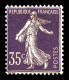 ** N°136, 35c Violet Clair. TB  Qualité: **  Cote: 450 Euros - 1906-38 Semeuse Con Cameo