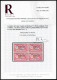** N°182, Congrès De Bordeaux De 1923 En Bloc De Quatre, Infime Décalque Au Verso, Très Bon Centrage, SUPERBE (certifica - Unused Stamps